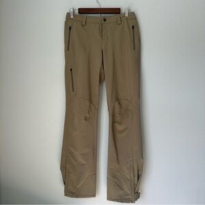 REI Tan Cargo Pants Classic Straight-Leg Design